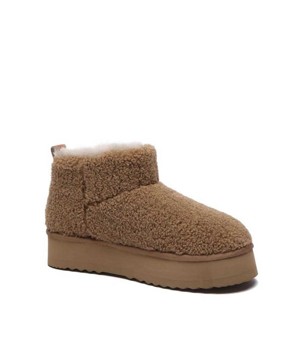 Bottes UGG bouclées ultra plates pour femmes